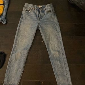 Levi’s light wedgie vintage straight leg jeans